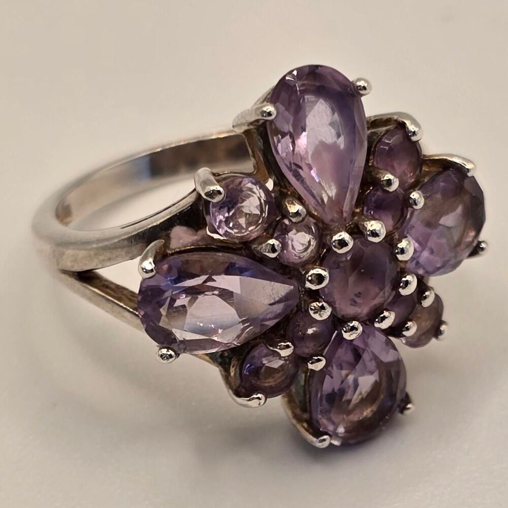 Established-jewelry Women's Silver and Purple Jewellery